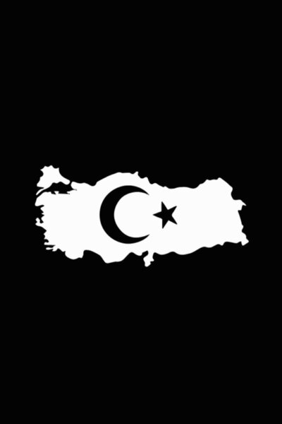 pınaxar Türkiye Map Domestic Production A+Quality 25*12 cm Durable