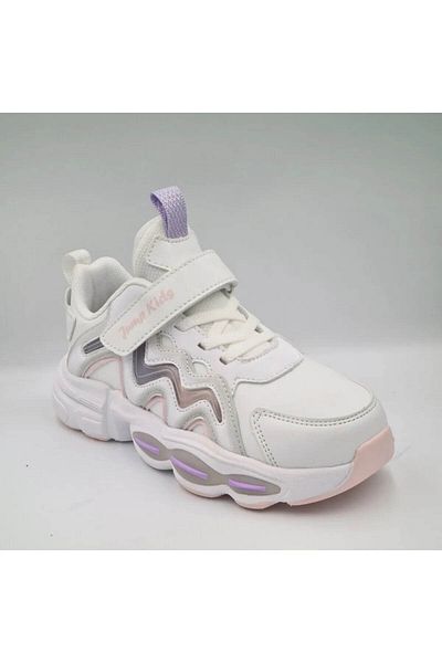Jump Tenis pentru fete alb-roz - 31098f