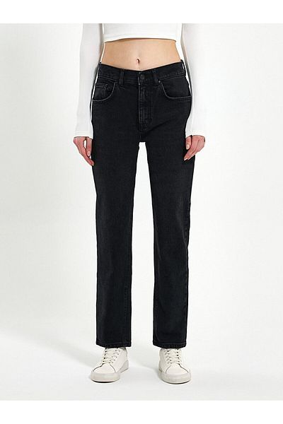 Ltb Pantaloni drepti Lerana Mid Rise