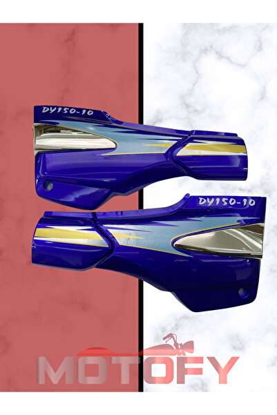 MOTOFY KANUNİ SEYHAN 125 T YAN KAPAK TAKIMI MAVİ