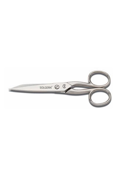 VİCEM M-218 Pointed Tip Thread Cleaning Scissors No: 5,5 Inch / 13,97 cm - Nickel Plated