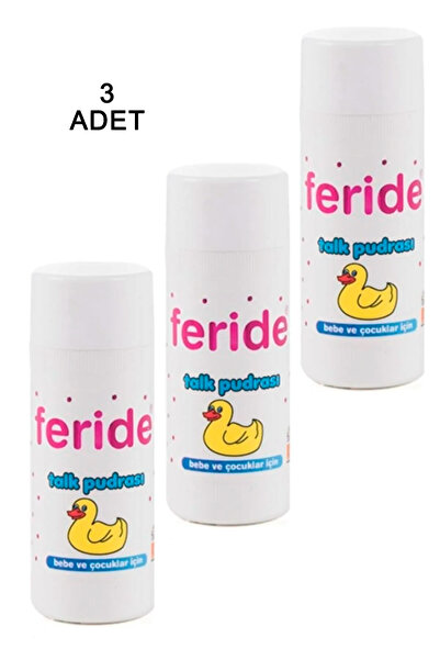Genel Markalar Feride Serpme Talk Pudrası 75 Gr. 3 Adet