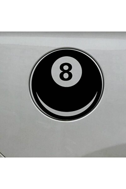 pınaxar Magic Eight Ball Design Auto Custom New Sticker 2 Pieces 15*15 cm