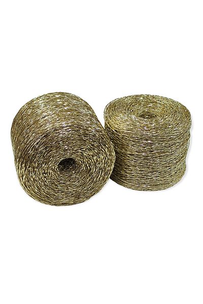 hobimon Νο 290 - 200-250 gr Μεταλλική Σμίλη (Ανοιχτό Χρυσό) / 400 Mt. - Σχοινί τσάντας Supla