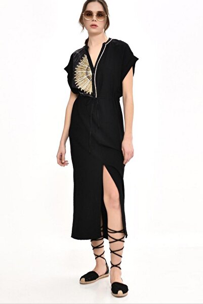 DQMANE Rhinestone Dress