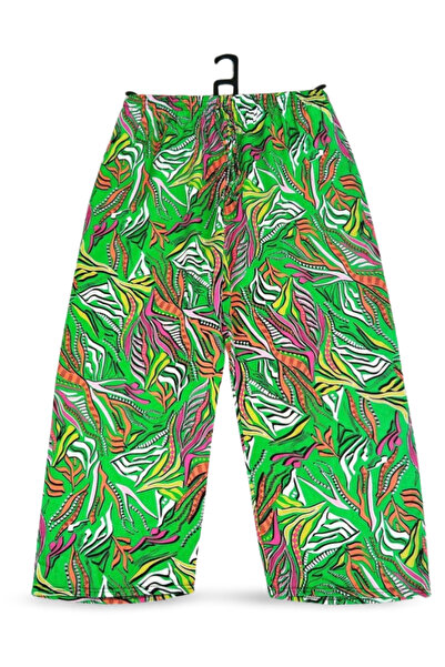 Marsilyan Imported Viscose Wide Leg Stylish Ethnic Authentic Patterned Trouse...