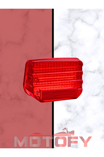 MOTOFY CG KUBA ÇİTA AGK FALCON ARKA STOP CAMI KIRMIZI