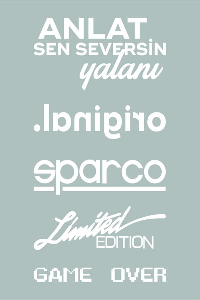 uysalticaret ملصق خاص للزجاج الخلفي للسيارة ذو نوعية جيدة موديل 24 لون أبيض م...