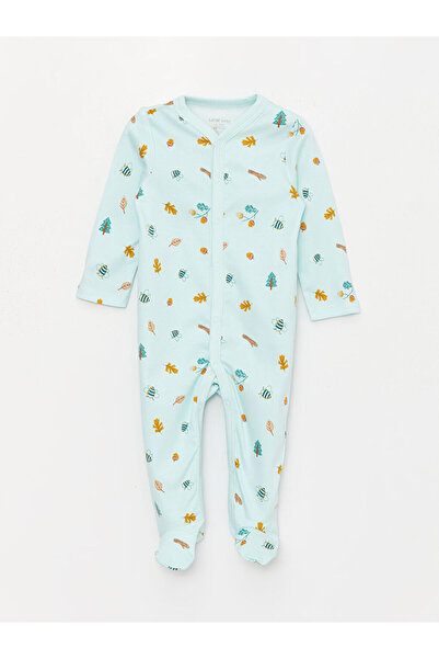 LC Waikiki V Yaka Uzun Kollu Erkek Bebek Tulum 2'li (0-12 Ay Patikli, 12 Ay+ Patiksiz)