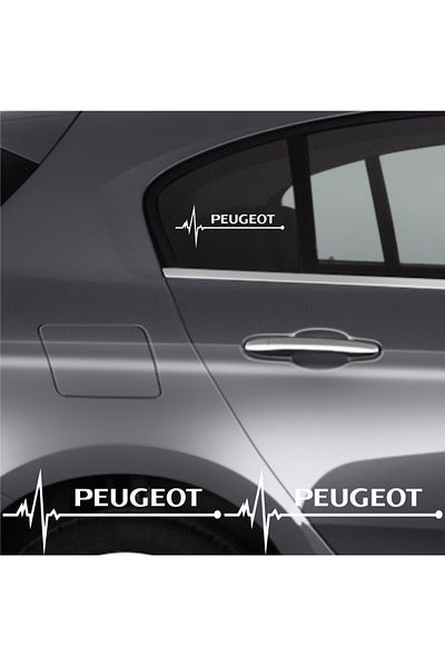 Ne verelim size Exclusive New Compatible Accessory Auto Rhythm for Peugeot 605 Exclusive New Sticker 2 Pcs 20*9 cm