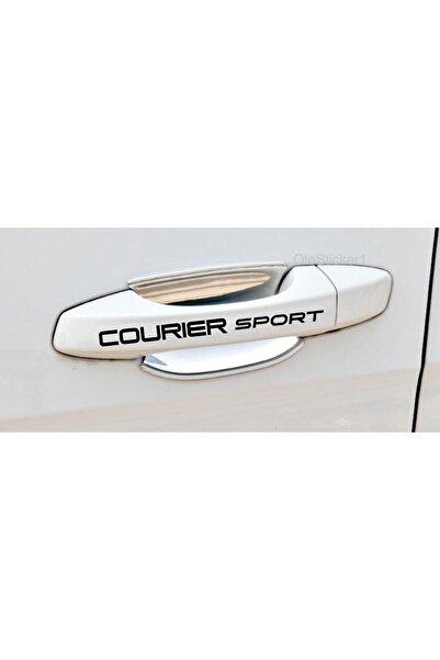 rez Ford Courier Sport Kapı Kolu özel yeni sticker Set 8 Ad 10*1,5 Cm