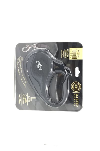 K&A Series Automatic Reel Dog Walking 50 kg / 5 m Black