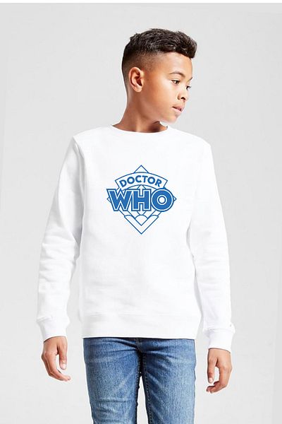 Tshirthane Φούτερ Doctor Who New White Παιδικό 2ip