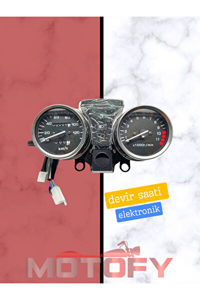 MOTOFY MONDİAL KT 125 KİLOMETRE SAATİ GÖSTERGE PANELİ (TEK HALAT - DEVİR SAATİ DİJİTAL)