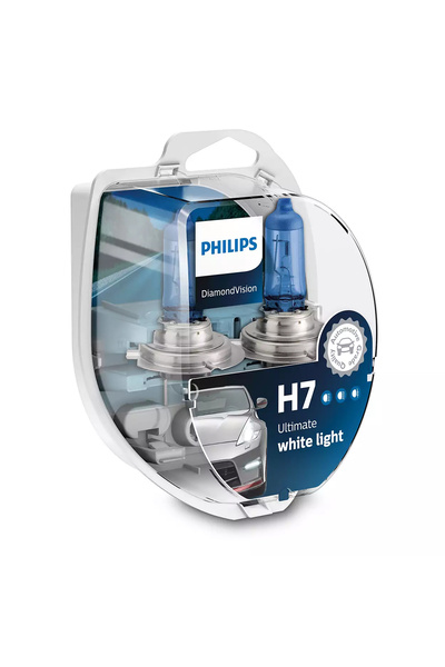Philips Diamond Vision H7 Beyaz Ampul 12972DVS2 - 2'li Ampul