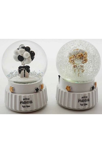 YNT İthalat Large Balloon Snow Globe