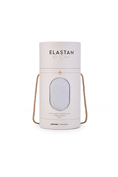 Yatsan Elastan De Luxe Fitted Sheet & Pillowcase Set - Light Gray