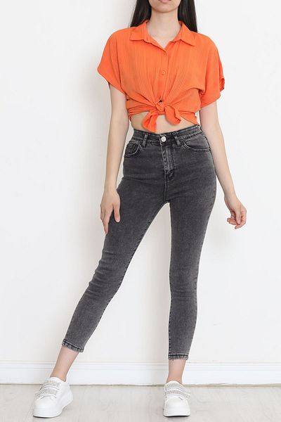 Moka Shopin Mokashopin Grey Jeans - Super Lycra, Skinny Leg, 18609.1431