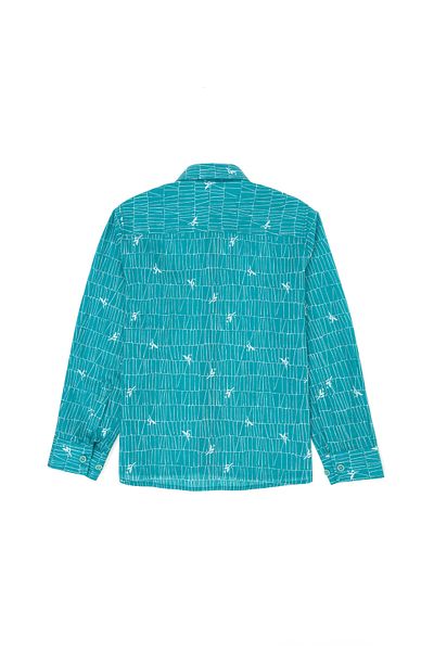 U.S. Polo Assn. Mint Colored Boy's Shirt - Long Sleeve, Model50264504-VR090
