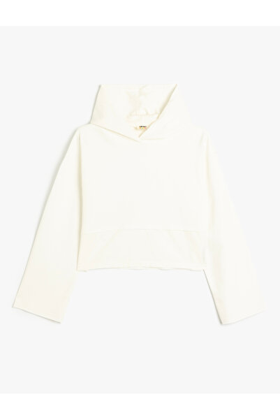 Koton Beige Girl's Basic Sweatshirt