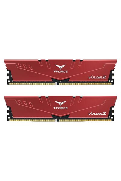 TEAM T-Force Vulcan Z Red 16Gb 2X8Gb 3200Mhz Cl16 Ddr4 Gaming Ram (Tlzrd416G3200Hc16Fdc01)