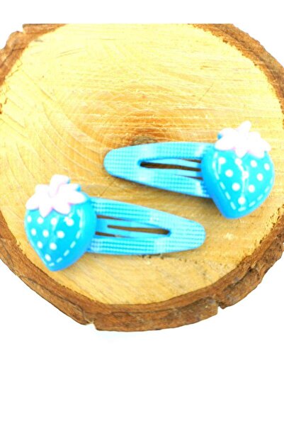 Monalisa Home Blue Strawberry Figured Snap Children's Buckle