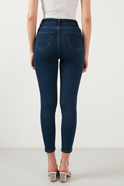 DRC trend Melissa Tess Gold Pantaloni de blugi skinny cu talie înaltă pentru femei