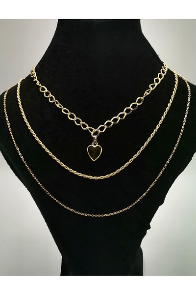 Monalisa Home قلادة فاخرة مضادة للتشويه مع شكل أصفر اللون - سلسلة