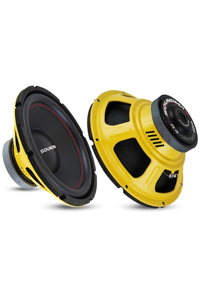 Genel Markalar Sx-fc12 Oto Bass Subwoofer 30cm 1500 Watt Sarı 1 Adet