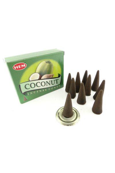Hem Tütsü Coconut Hindistan Cevizi Konik Tütsü