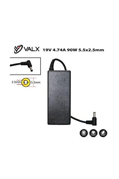 VALX Adp La-19055 19v 4.74a 90w 5.5 X 2.5 Laptop Adp