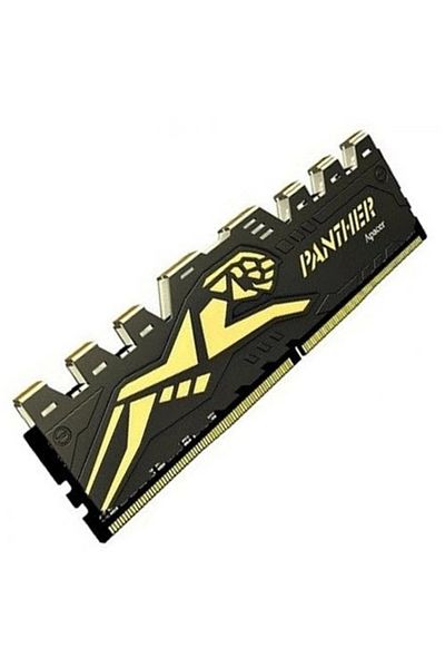 Apacer Panther Black-Gold 16Gb 1X16Gb 3200Mhz Cl16 Ddr4 Gaming Ram (Ah4U16G32C28Y7Gaa-1)