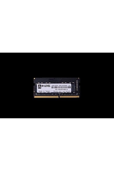 Hi-Level 8gb Ddr4 3200mhz Cl22 Sodımm 1.2v Hlv-sopc25600d4/8g
