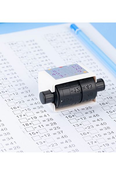 Mulvix Math operation roll set with fill-in blanks