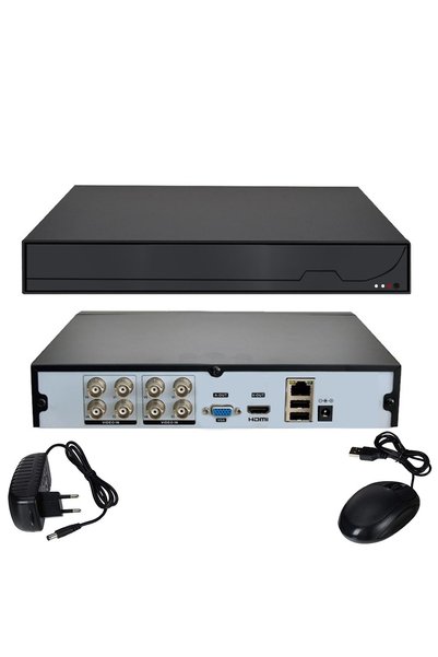 Kayıt Cihazı Ahd Dvr 8 Kanal 5mp 1080n H265 Wellbox Wb-208n1h00