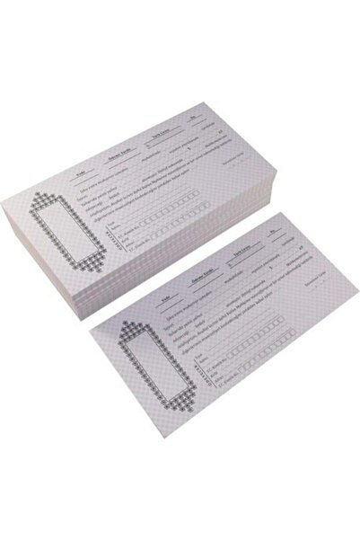 Dilman Bill of Exchange Stub Pack of 100