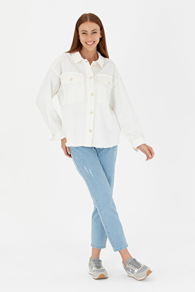 U.S. Polo Assn. Women's Beige Jean Shirt 50265301 -Dn0032