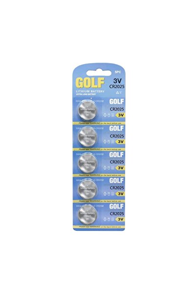 Golf Pil Düğme 2025 3v 5li Paket