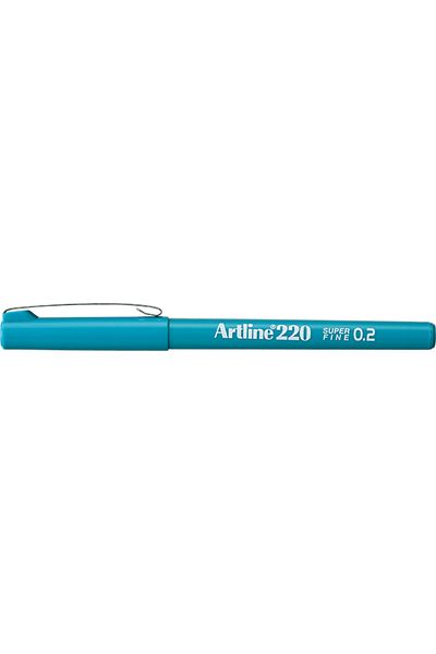 artline 220 Super Fine 0.2mm Keçe Uçlu Kalem Turkuaz