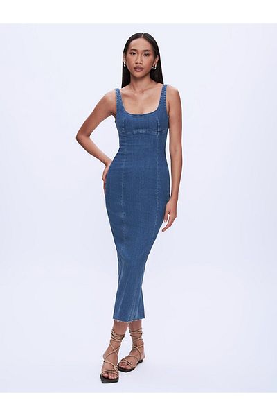 Ltb Rochie lungă de jeans Sharon