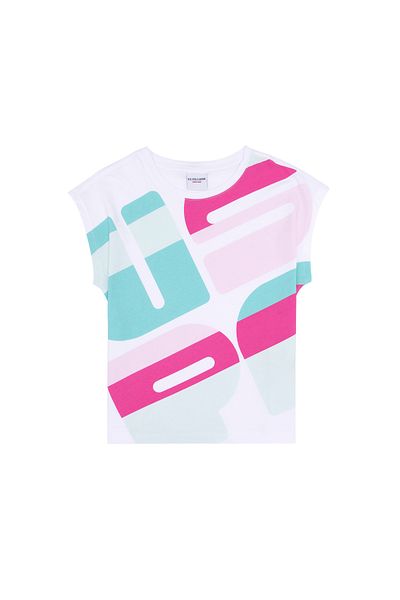 U.S. Polo Assn. Girl's Crew Neck White T-Shirt 50265385 -Vr013