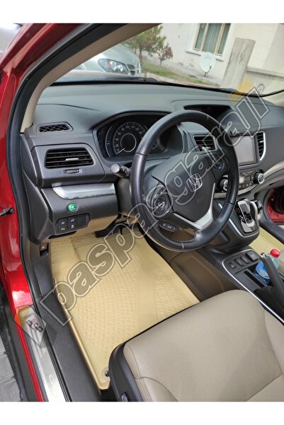 KAISER Honda CR-V 2012-2018 Arası Bej 3D Havuzlu Paspas