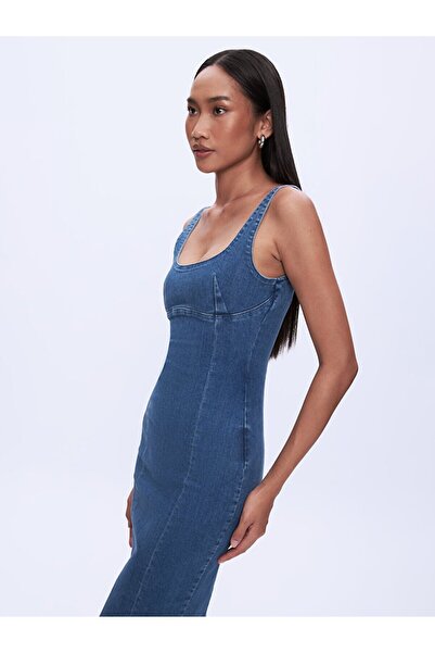 Ltb Rochie lungă de jeans Sharon