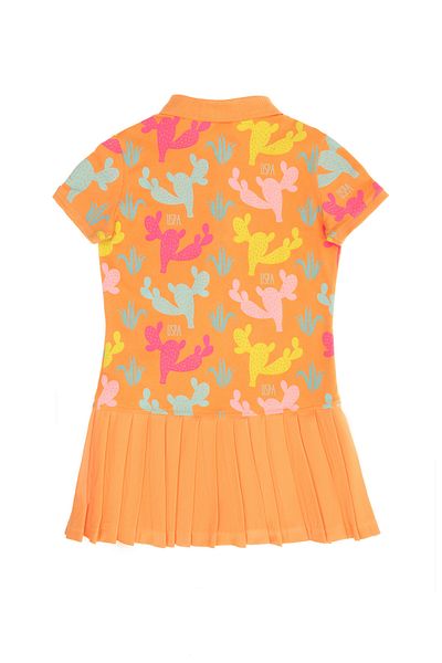 U.S. Polo Assn. Rochie portocalie tricotată pentru fetiță - 50265632 -VR051