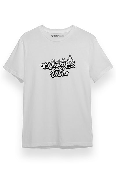 Tshirthane Ανδρικό μπλουζάκι με κοντομάνικο χριστουγεννιάτικο λευκό