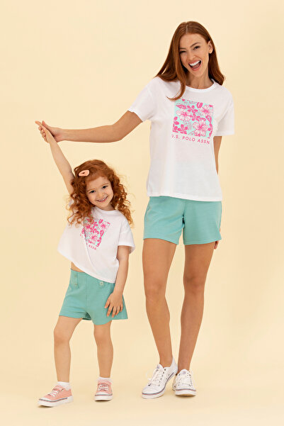 U.S. Polo Assn. Çocuk Mint Örme Şort 50265398-VR090