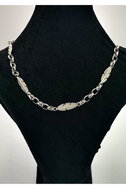 Monalisa Home قلادة فضية اللون فاخرة مضادة للتشوه - مع سلسلة