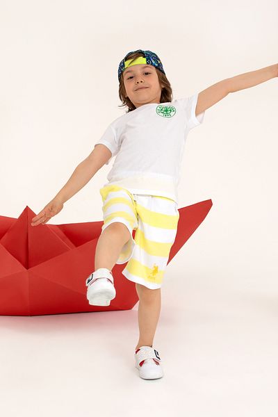U.S. Polo Assn. Kids Yellow Knitted Shorts 50265956 -Vr044