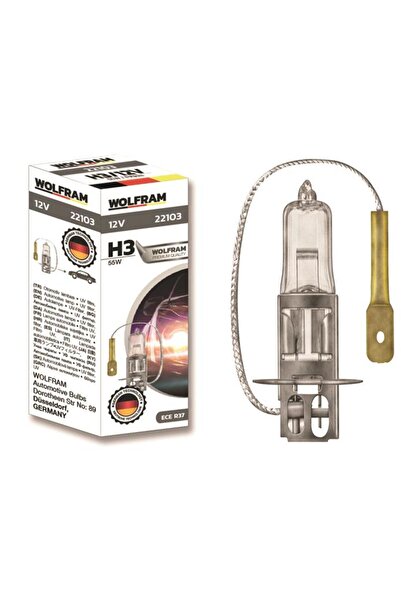 Genel Markalar AMPUL 12V H3 100 PK22s STANDART IŞIK 62201 uyumlu