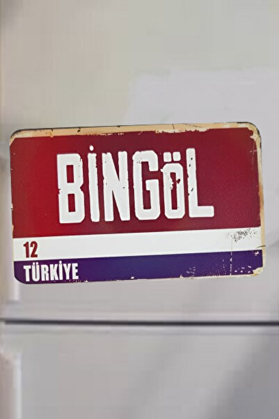 wonderlike Bingöl Şehir Temalı Buzdolabı Magneti